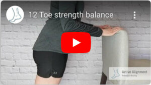 Improve muscle memory in your feet with this toe strength and balance exercise.